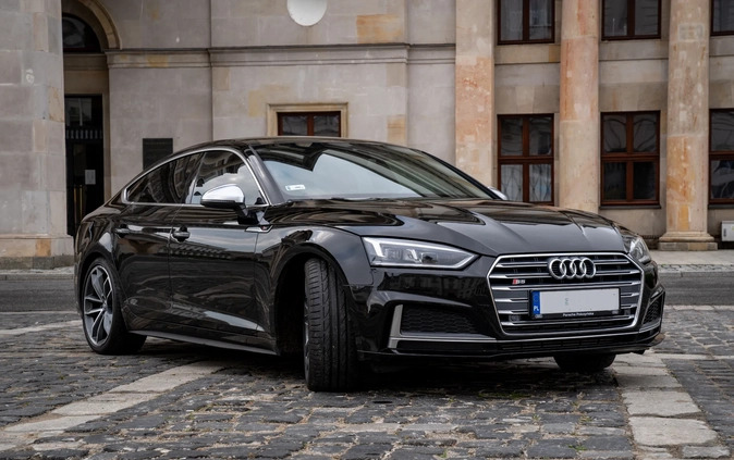 Audi S5 cena 169000 przebieg: 105000, rok produkcji 2018 z Warszawa małe 106